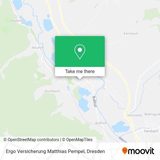 Карта Ergo Versicherung Matthias Pempel