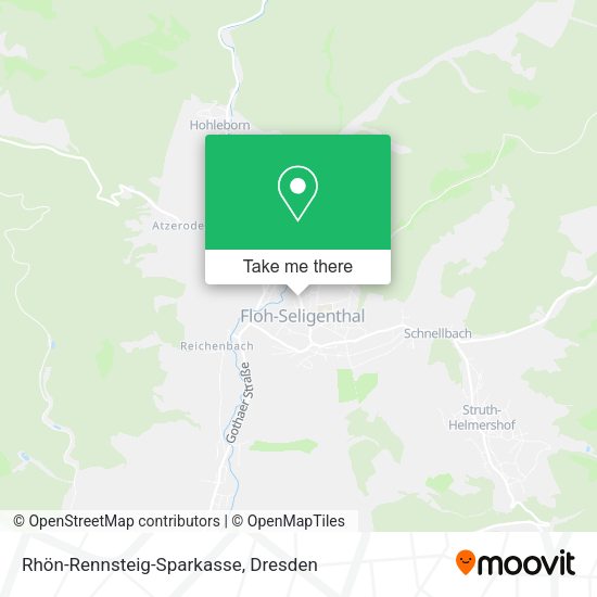 Карта Rhön-Rennsteig-Sparkasse