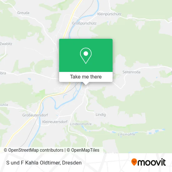 S und F Kahla Oldtimer map