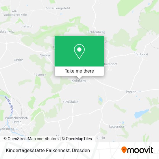Карта Kindertagesstätte Falkennest