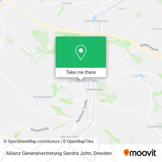 Карта Allianz Generalvertretung Sandra John