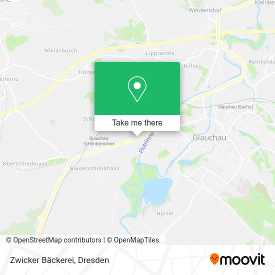 Карта Zwicker Bäckerei