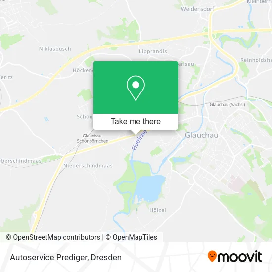 Карта Autoservice Prediger