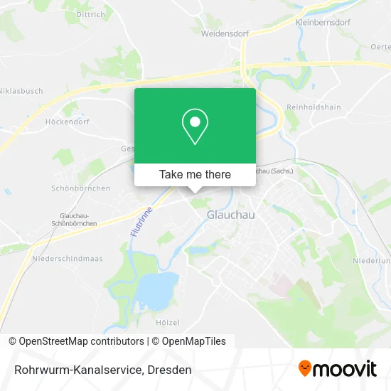 Карта Rohrwurm-Kanalservice