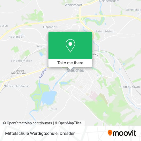 Карта Mittelschule Werdigtschule
