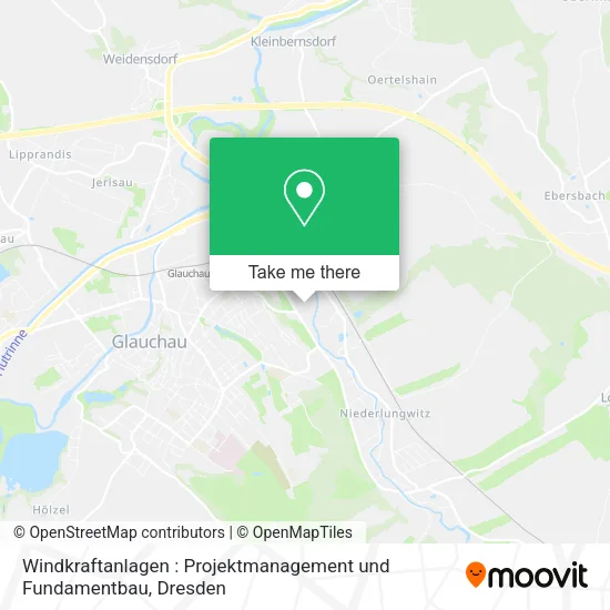 Карта Windkraftanlagen : Projektmanagement und Fundamentbau