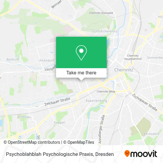 Карта Psychoblahblah Psychologische Praxis