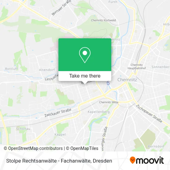 Карта Stolpe Rechtsanwälte - Fachanwälte