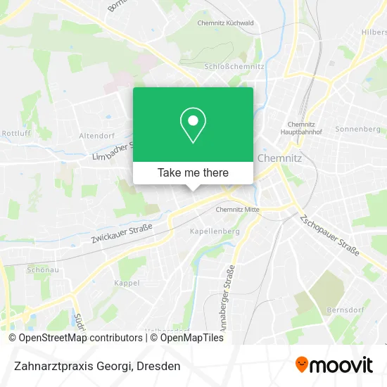 Карта Zahnarztpraxis Georgi