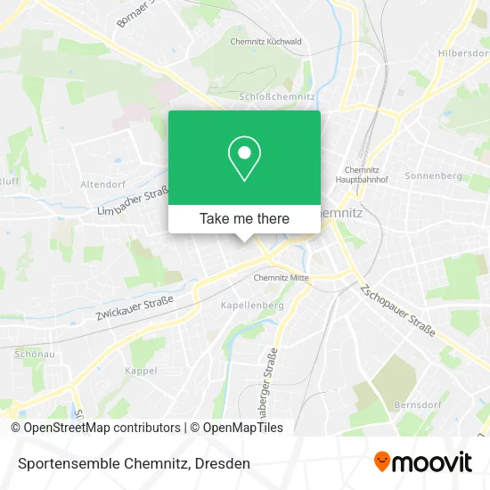 Карта Sportensemble Chemnitz