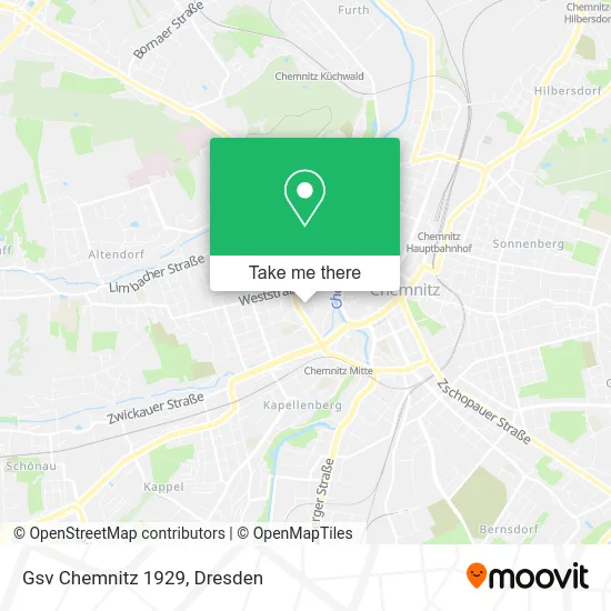 Карта Gsv Chemnitz 1929