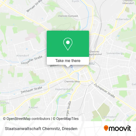 Карта Staatsanwaltschaft Chemnitz
