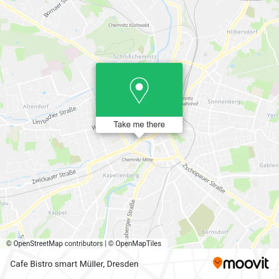 Карта Cafe Bistro smart Müller
