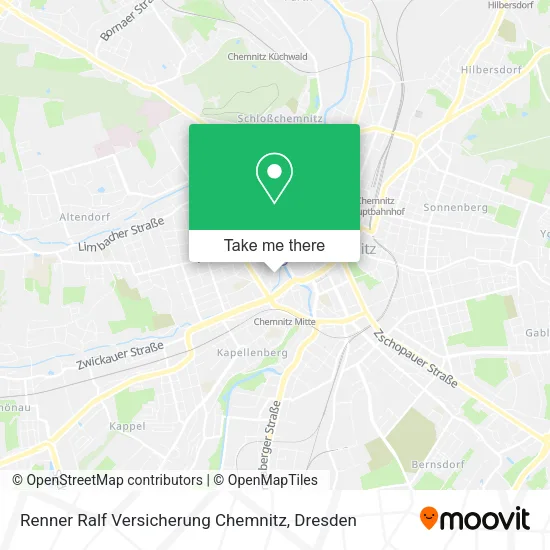Карта Renner Ralf Versicherung Chemnitz