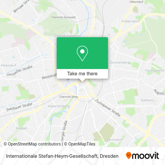 Карта Internationale Stefan-Heym-Gesellschaft