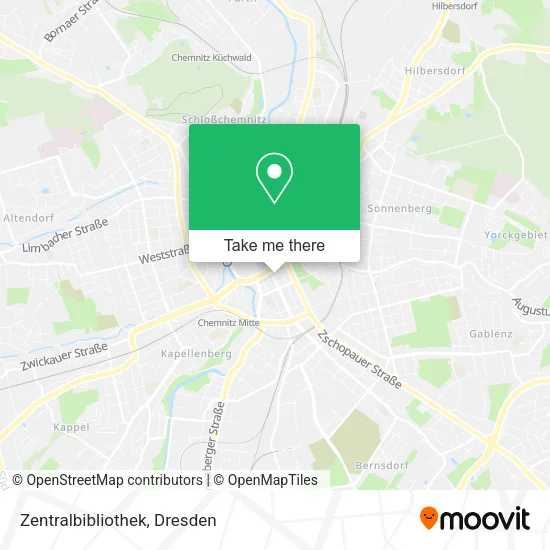 Карта Zentralbibliothek