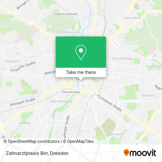 Карта Zahnarztpraxis Birr