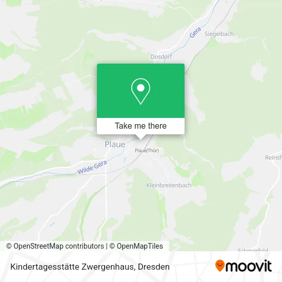 Карта Kindertagesstätte Zwergenhaus