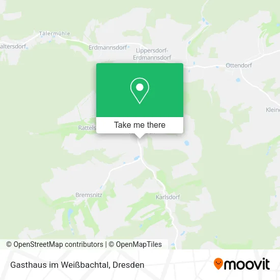 Карта Gasthaus im Weißbachtal