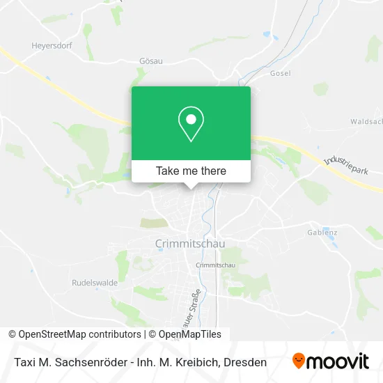 Карта Taxi M. Sachsenröder - Inh. M. Kreibich