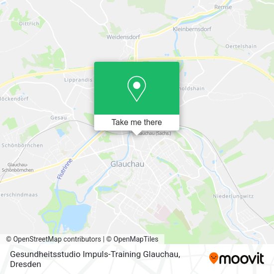 Карта Gesundheitsstudio Impuls-Training Glauchau