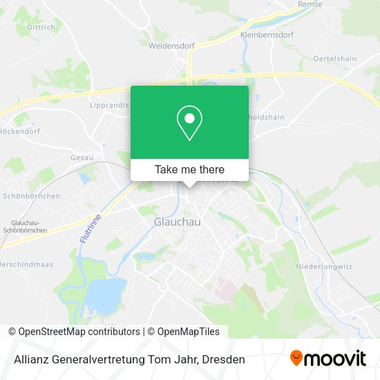 Карта Allianz Generalvertretung Tom Jahr