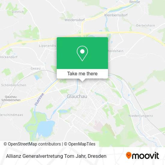 Карта Allianz Generalvertretung Tom Jahr