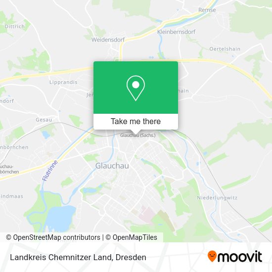 Карта Landkreis Chemnitzer Land