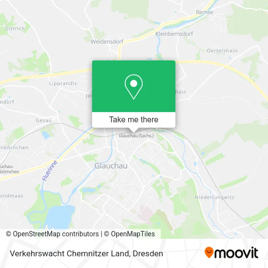 Карта Verkehrswacht Chemnitzer Land