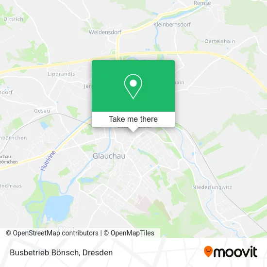 Карта Busbetrieb Bönsch