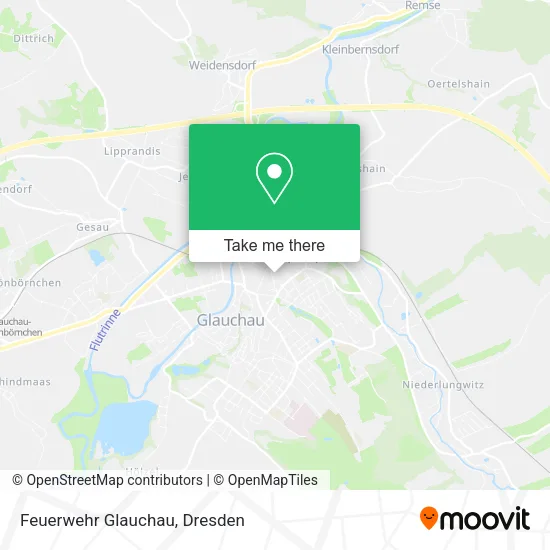 Feuerwehr Glauchau map