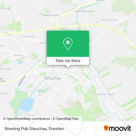 Карта Bowling Pub Glauchau