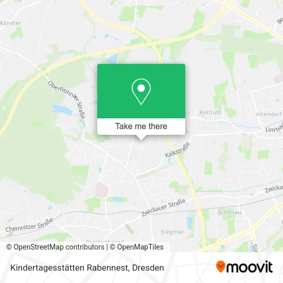 Карта Kindertagesstätten Rabennest