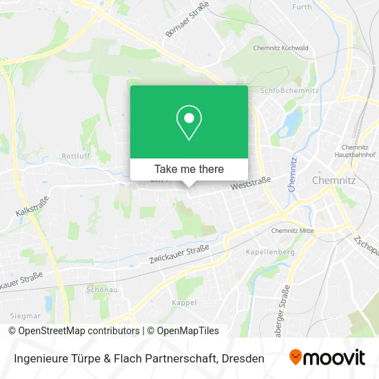 Карта Ingenieure Türpe & Flach Partnerschaft