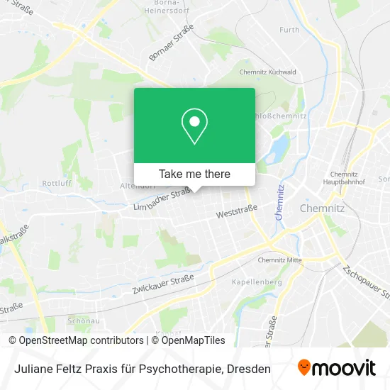 Карта Juliane Feltz Praxis für Psychotherapie