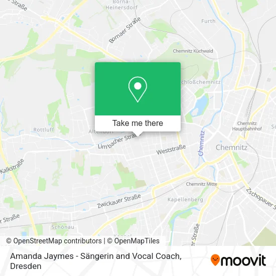 Карта Amanda Jaymes - Sängerin and Vocal Coach