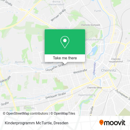 Карта Kinderprogramm McTurtle