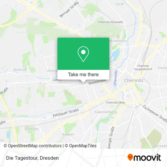 Карта Die Tagestour