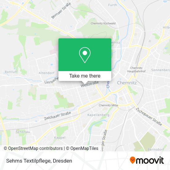 Карта Sehms Textilpflege