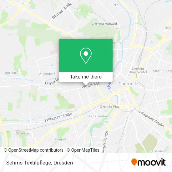 Карта Sehms Textilpflege