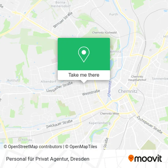 Карта Personal für Privat Agentur