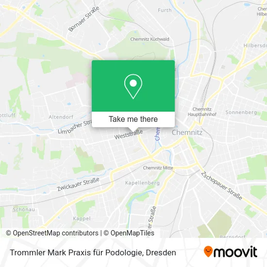 Карта Trommler Mark Praxis für Podologie