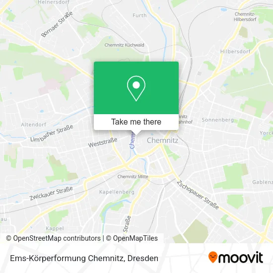 Карта Ems-Körperformung Chemnitz