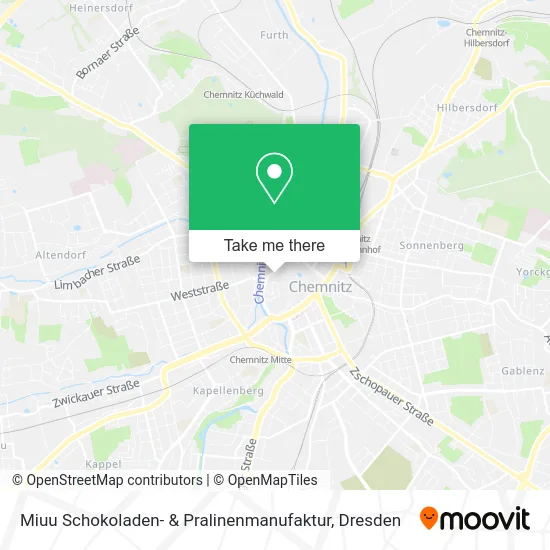 Карта Miuu Schokoladen- & Pralinenmanufaktur