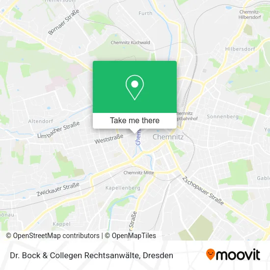 Карта Dr. Bock & Collegen Rechtsanwälte