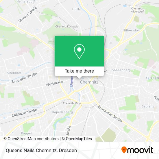Карта Queens Nails Chemnitz