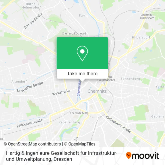 Карта Hartig & Ingenieure Gesellschaft für Infrastruktur- und Umweltplanung
