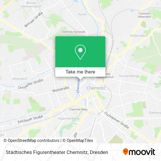 Карта Städtisches Figurentheater Chemnitz