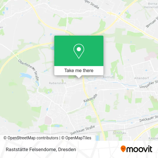 Raststätte Felsendome map