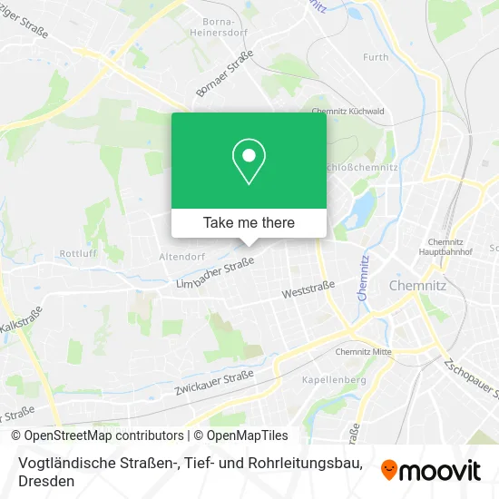 Карта Vogtländische Straßen-, Tief- und Rohrleitungsbau